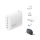 Ładowarka i akumulator 4smarts Flex Pro Travel GaN 200W 4xUSB-C biały